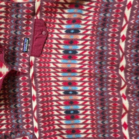 Patagonia Pink Patterned Pullover - Picture 2 of 4